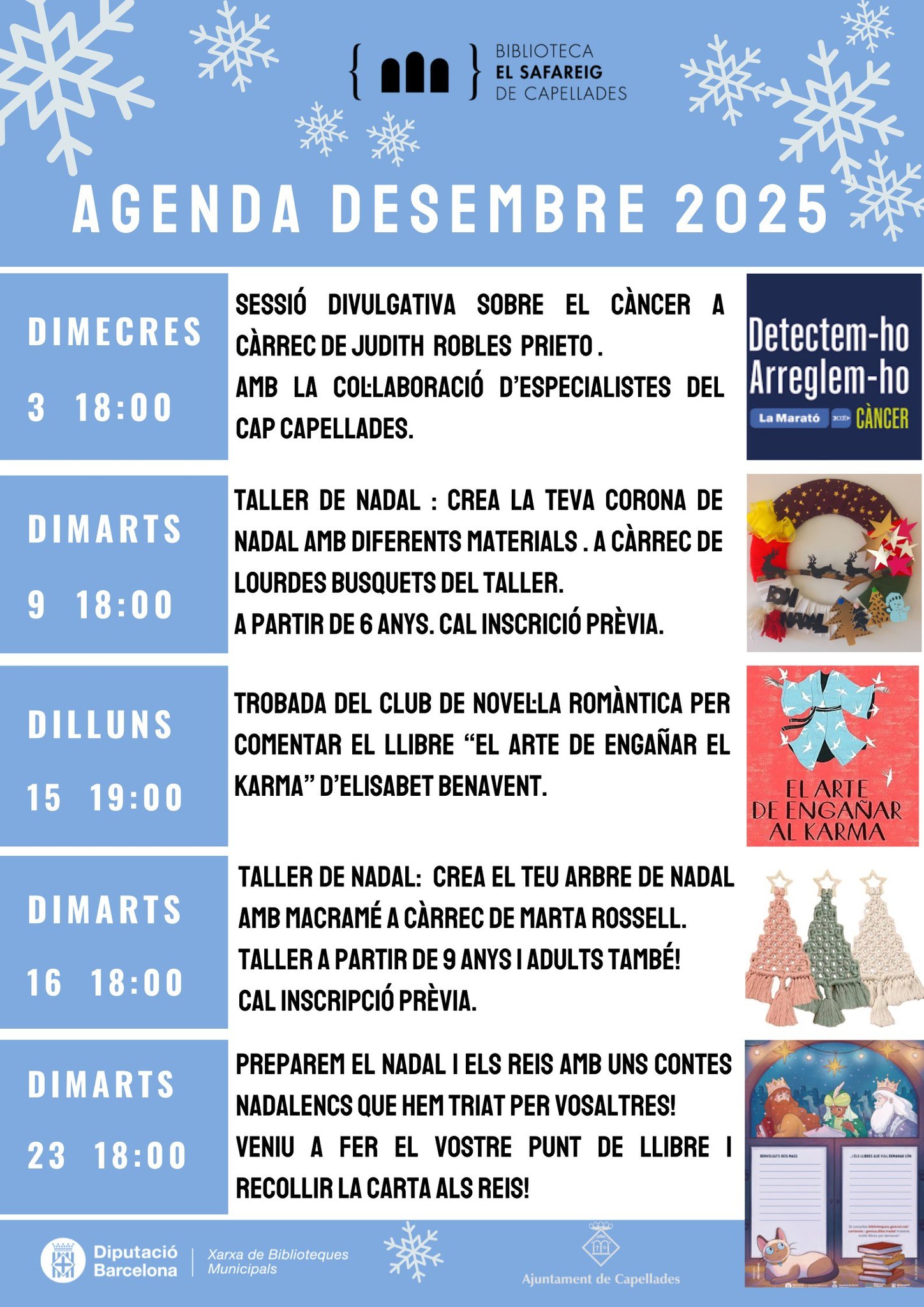 Agenda desembre